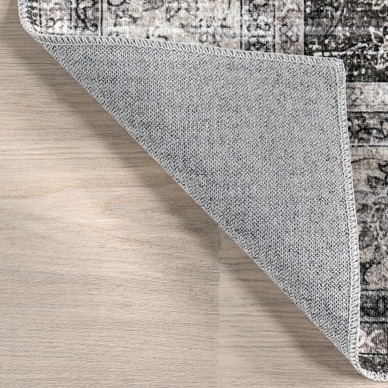 Rosewood Vintage Machine Washable Area Rug