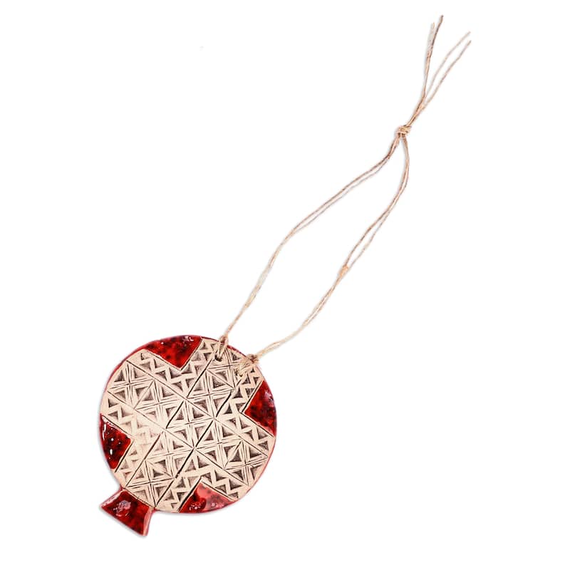 Novica Handmade Passion Red Ceramic Home Accent