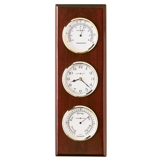 Howard Miller Shore Station Nautical, Transitional, Coastal, Wall Clock with Thermometer, Reloj De Pared