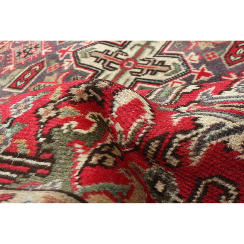ECARPETGALLERY Hand-knotted Konya Anatolian Red Wool Rug - 5'0 x 12'6
