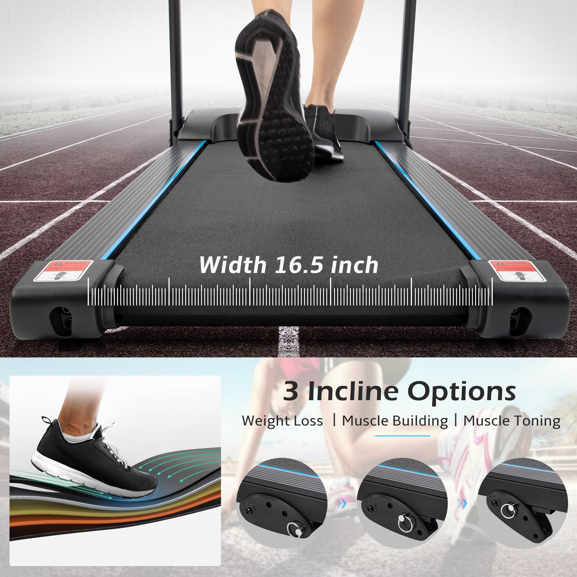Treadmill with best sale 2.5 hp motor