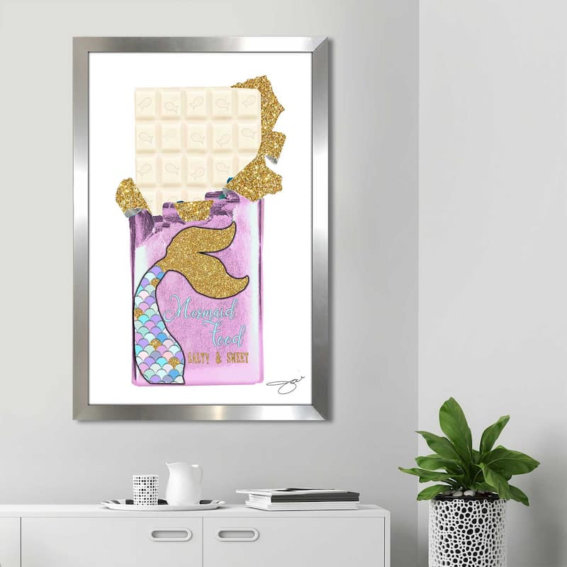 "Mermaid Chocolate Salty & Sweet 2" by Jodi Print on Acrylic