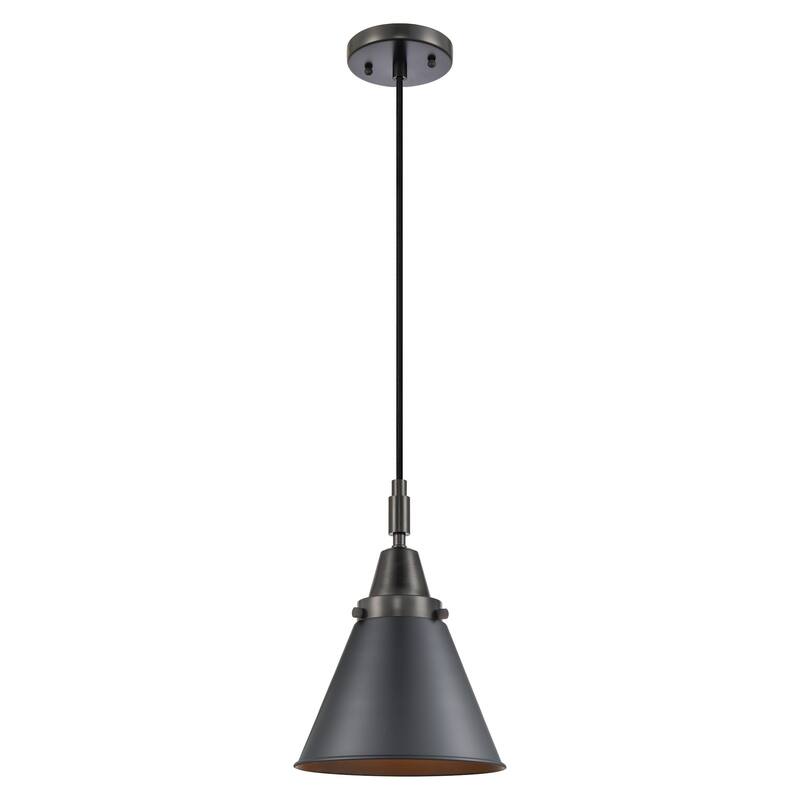 Innovations Lighting 447-1P-M13-BK Appalachian 8" Wide Mini Pendant