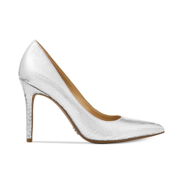 michael kors claire embossed leather pump