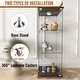 preview thumbnail 16 of 165, Glass Display Cabinet with Doors & Locks, Acrylic Shelves, Floor Standing Storage Showcase for Home or Office