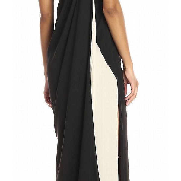 one shoulder column dress