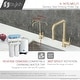 preview thumbnail 26 of 32, STYLISH Kitchen Sink Drinking Water Tap Faucet in Stainless Steel - Faucet Height: 10 1/2" | Spout Height: 9"