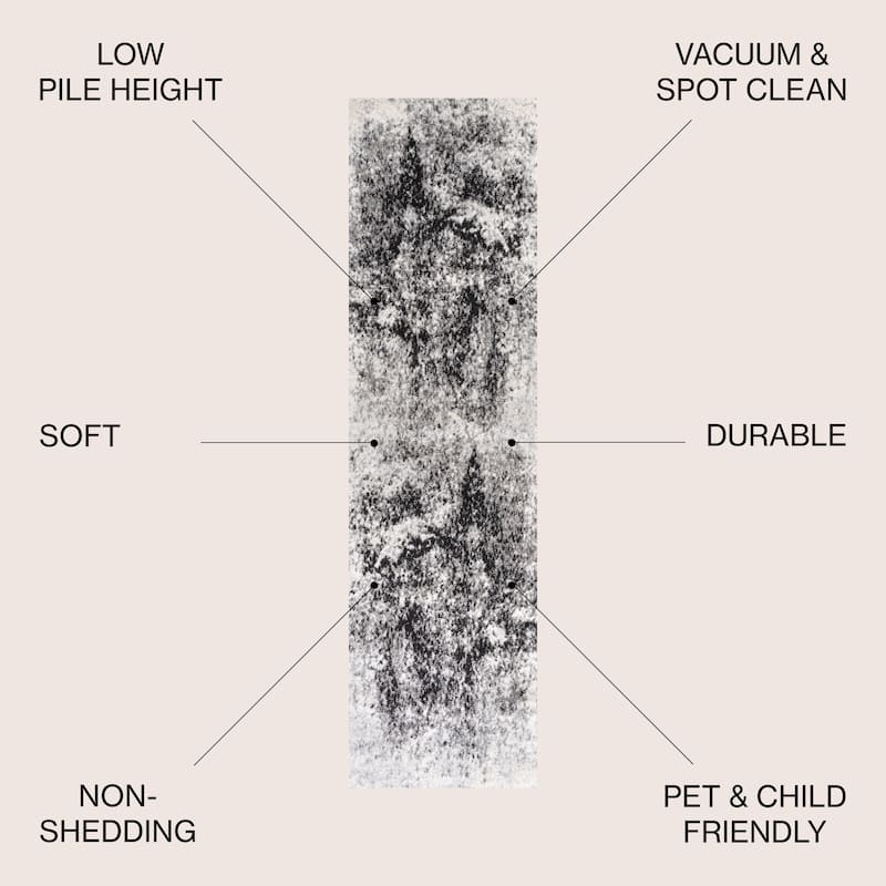 JONATHAN Y Storm Modern Abstract Area Rug