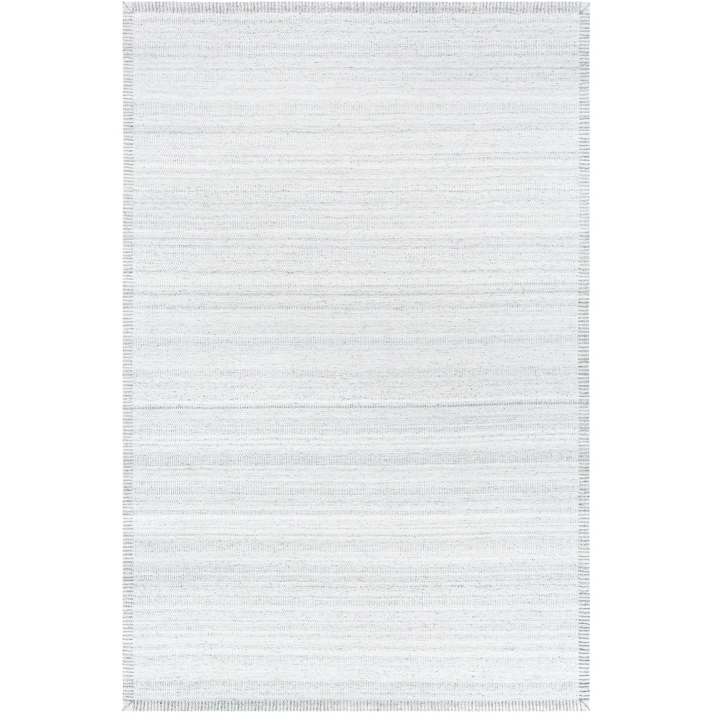 Fayla Handmade Solid Striped Viscose Area Rug
