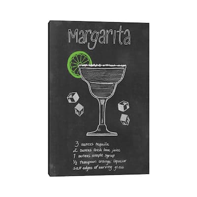 iCanvas "Chalkboard Cocktails Collection II" by Grace Popp Canvas Print