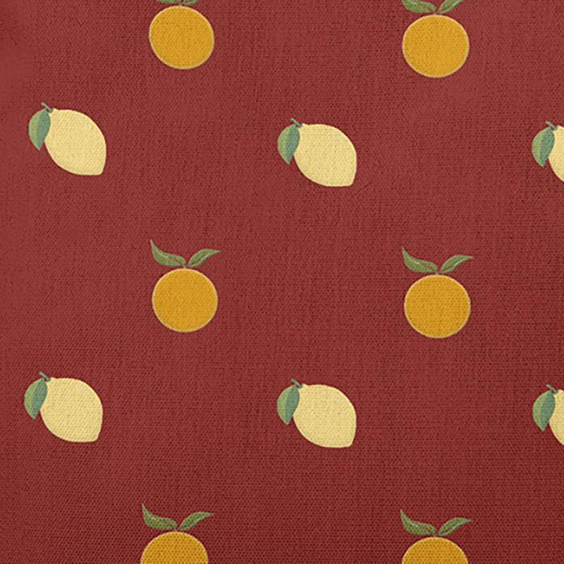 Oranges and Lemons Pattern Decorative Throw Pillow