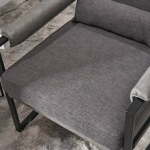 Single Iron Frame Indoor Leisure Chair