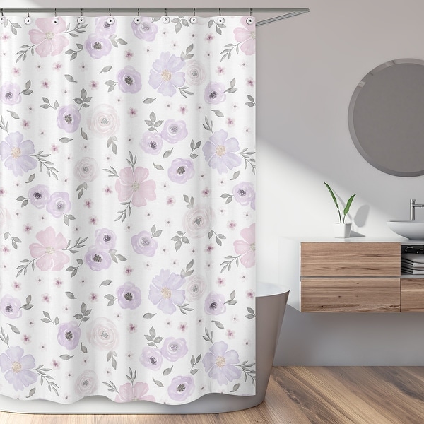 Sweet jojo watercolor floral curtains store