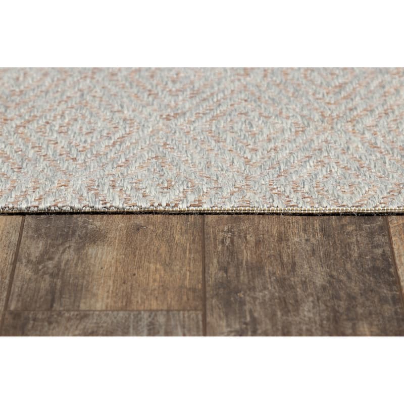 Erin Gates by Momeni Downeast Wells Geometric Indoor/ Outdoor Area Rug