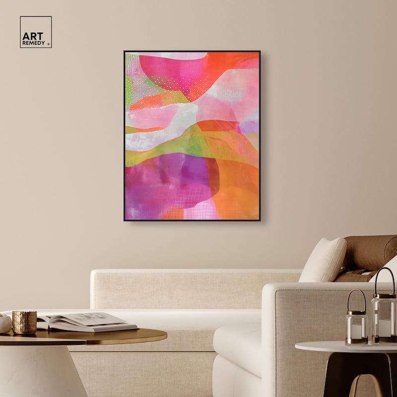 Garnet Gleam I Canvas by Art Remedy
