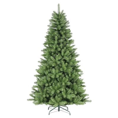 Puleo International 7 ft Unlit Berkshire Fir Artificial Tree