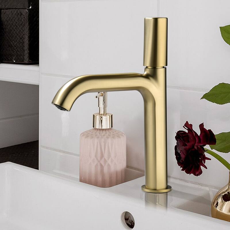 Single Handle Single Hole Bathroom Sink Faucet