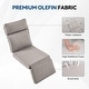 preview thumbnail 69 of 82, Pocassy Reclining Patio Chair with Adjustable Backrest