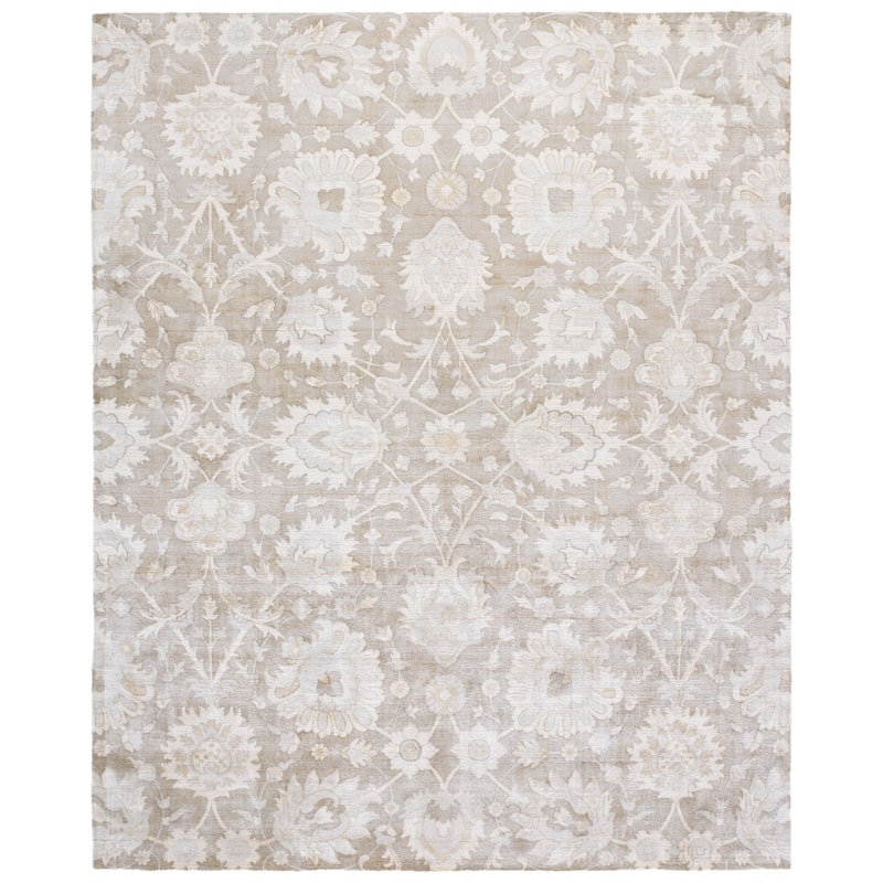 SAFAVIEH Handmade Mirage Khadijeh Viscose Rug - Brown/Beige - 9' x 12'