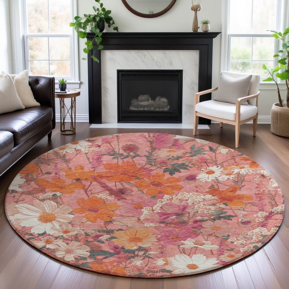 Premium Washable Super Soft Floral Mayfield Rug