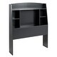 preview thumbnail 2 of 8, Bella Twin Headboard, Black