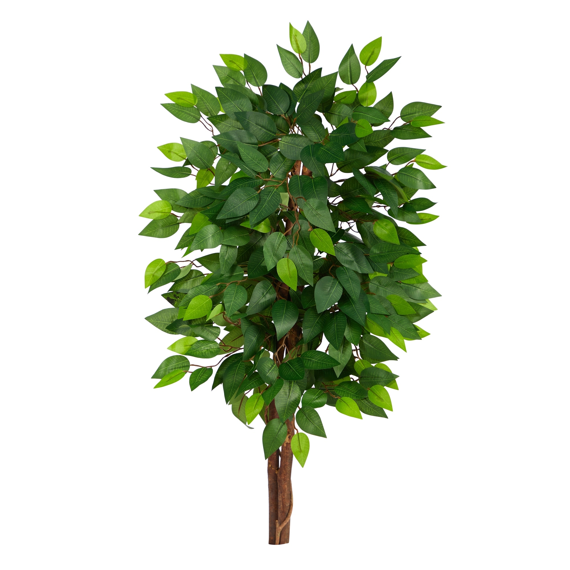 3' Artificial Double Trunk Ficus Tree without Pot