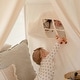 preview thumbnail 8 of 8, Tiny Land® Large Cozy Tent with Star Lights
