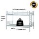 preview thumbnail 15 of 16, Metal Twin over Twin Bunk Bed with Removable Ladder