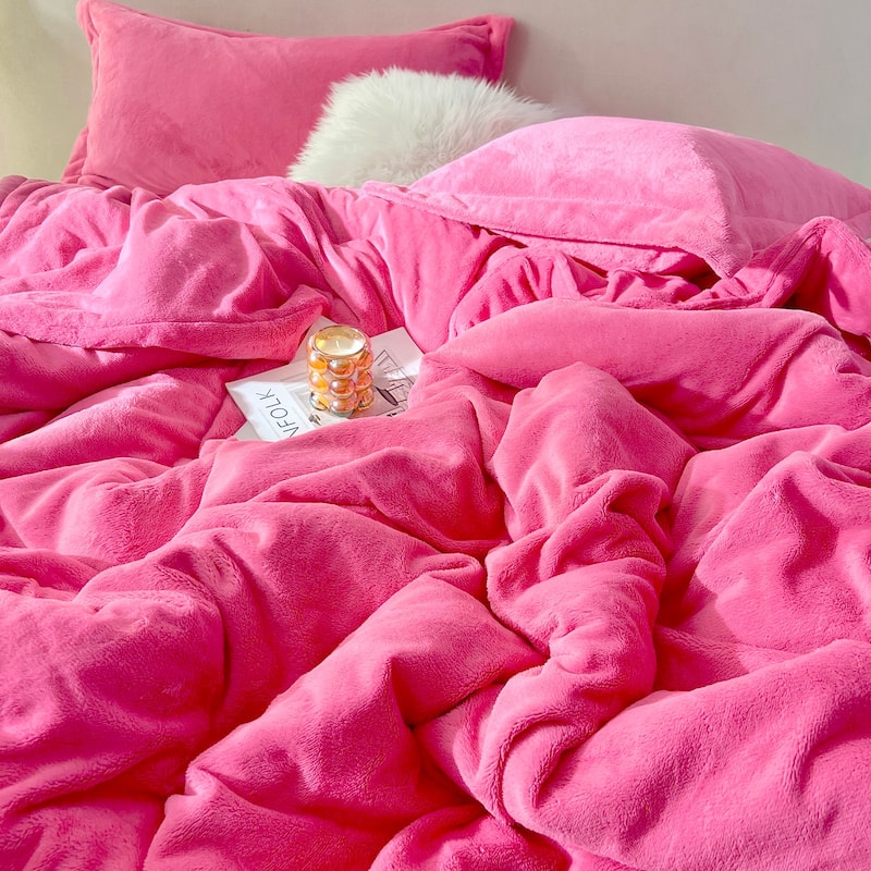 Neon Nights - Coma Inducer® Oversized Comforter Set - Neon Pink
