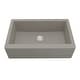 preview thumbnail 20 of 62, Karran Farmhouse/ Apron-front Quartz Single Bowl Kitchen Sink