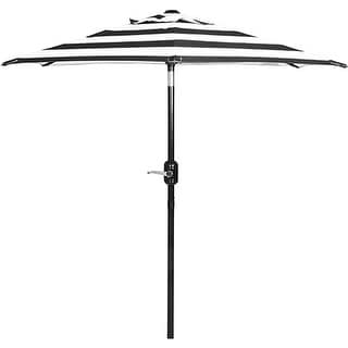 6ft black patio umbrella AMMSUN Table Umbrella,Black this umbrella stands as a beacon of durability AMMSUN 6.6 x 4.3ft Rectangular