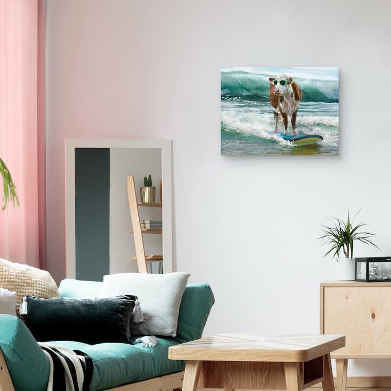 Surf & Turf by Studio Arts Canvas Art Print