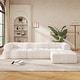 preview thumbnail 34 of 60, Christopher Knight Home - 122" Modern L-Shaped Sectional Sofa with Chaise Lounge, No assembly