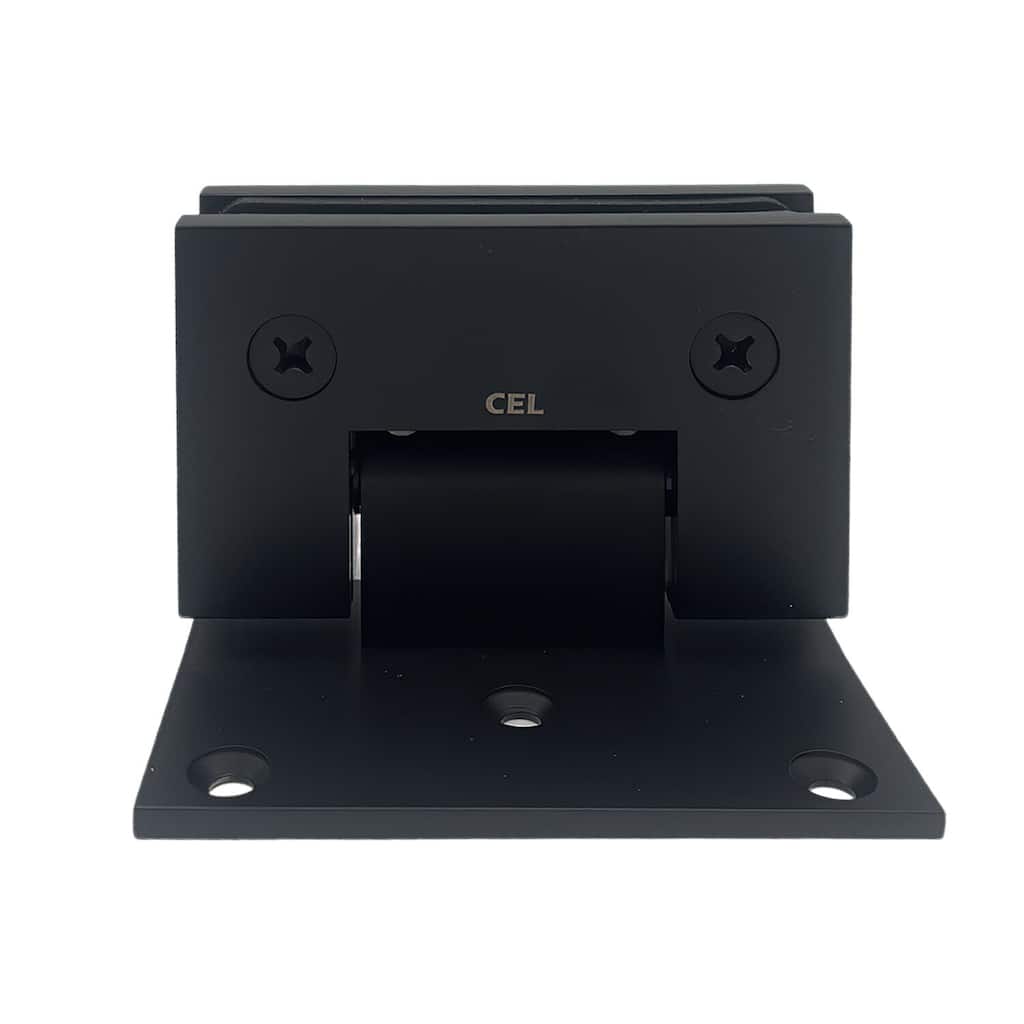 CEL Wall Mount Offset Back Plate Hinge for Frameless Shower Door