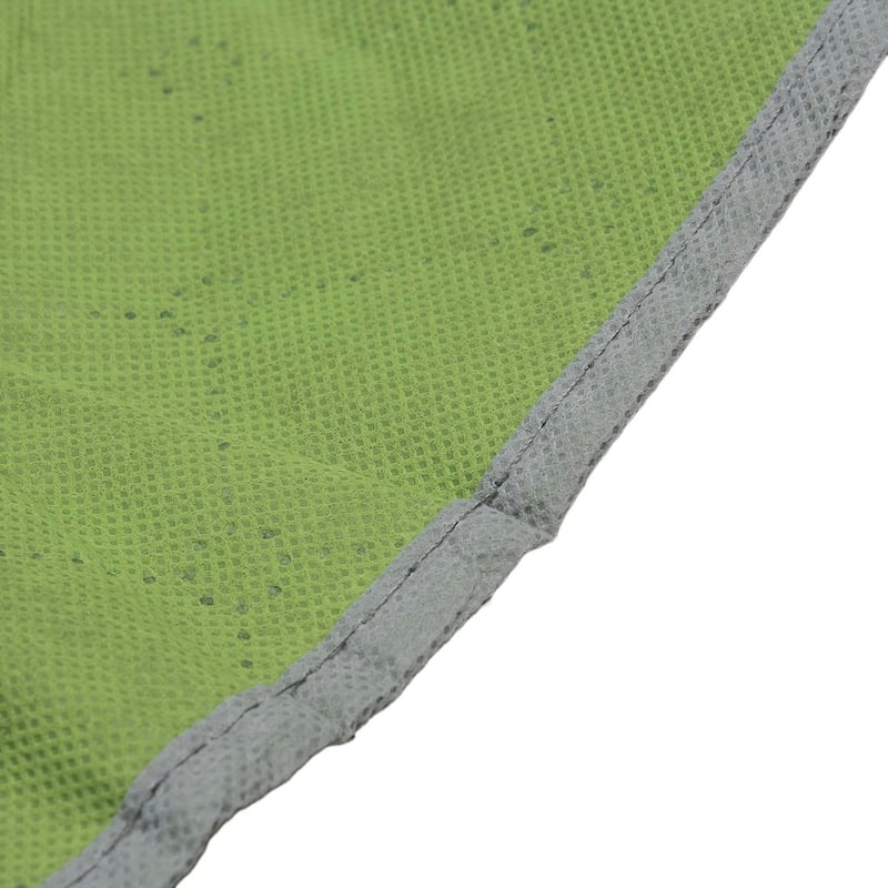 Bamboo Charcoal Zippered Handles Cloths Quilt Bedding Storage Bag Case - 22.8" x 16.1" x 13.8"(L*W*H)
