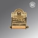 preview thumbnail 10 of 14, Antique Brass Victorian Wall Mount Toilet Paper Holder 6.9 Inch Renovators Supply