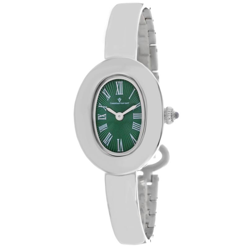 Christian Van Sant Women's Anora Green Dial Watch - CV4332 - 6 (36)