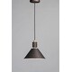preview thumbnail 2 of 3, Tucson 1-light 11.25" Wide Steel Pendant - oil rubbed bronze / weathered wood