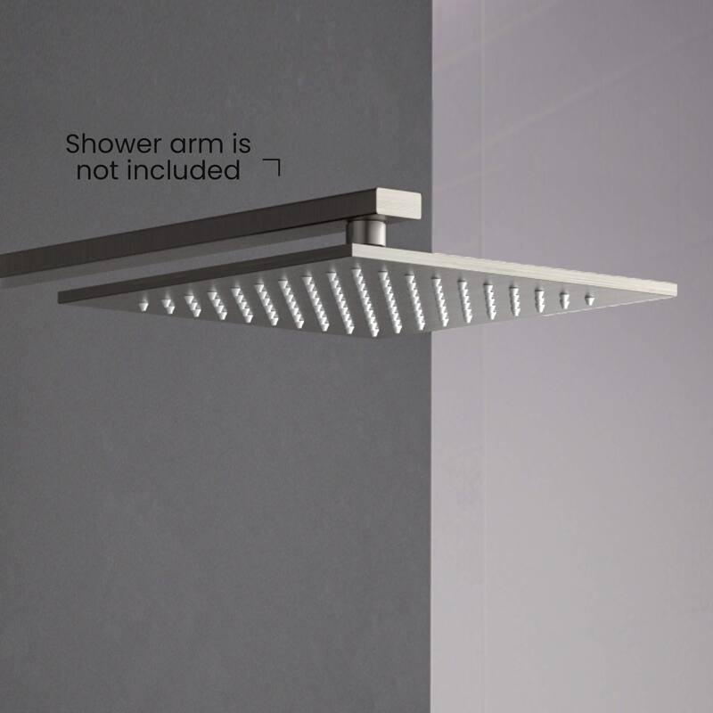 Cube 10" Metal Thin Profile Rain Shower Head 1.75 GPM