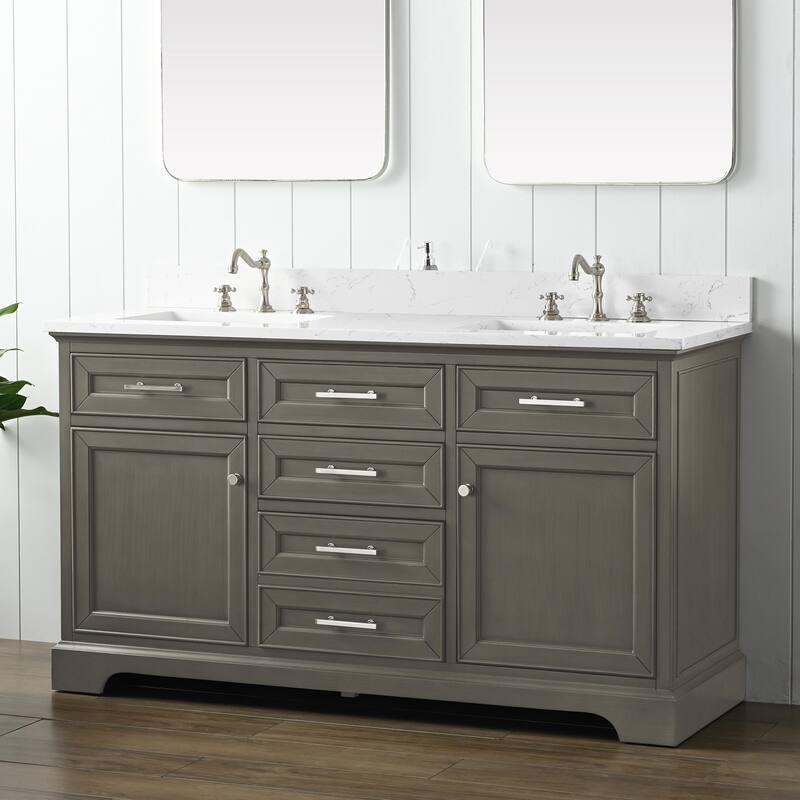 Sudio Design Thompson 60" Double Bathroom Vanity