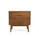 preview thumbnail 13 of 17, Furniture of America Beau Midcentury 3-Piece Walnut Low Profile Wood Bedroom Set