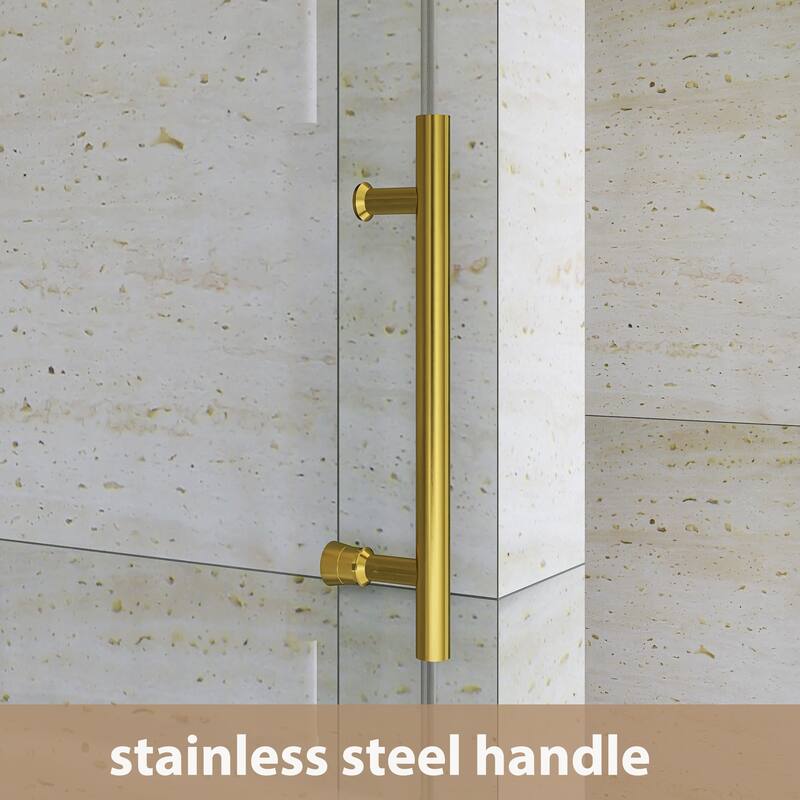 60" x 76" Sliding Frameless Shower Door - 60'' x 0.31'' x 76''
