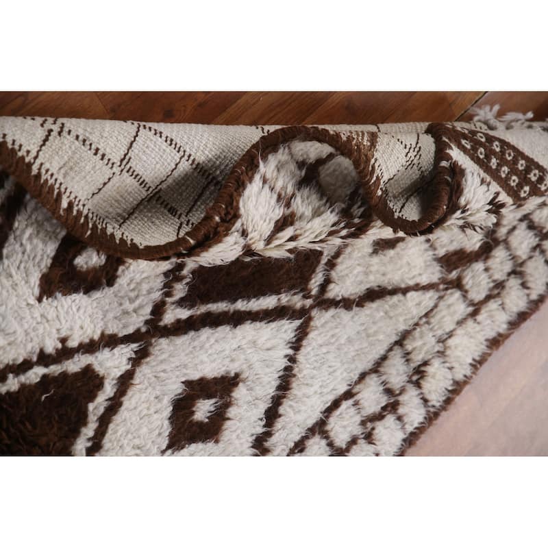 Plush Turkish Anatolian Runner Rug Hand-knotted Tribal Wool Carpet - 2'9"x 13'3"