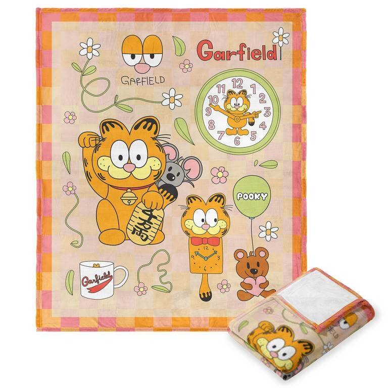 Nickelodeon Garfield Silk Touch Throw Blanket - 50" x 60" - What Time Is It