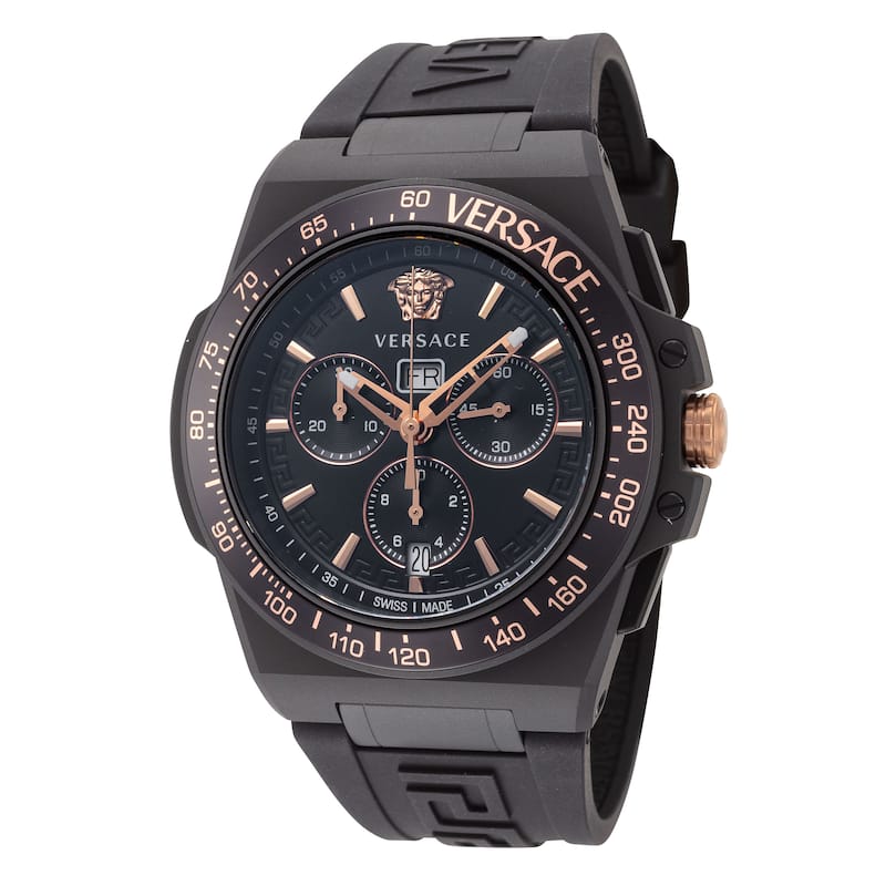 Versace Men's Greca Extreme 45mm Quartz Watch - N/A