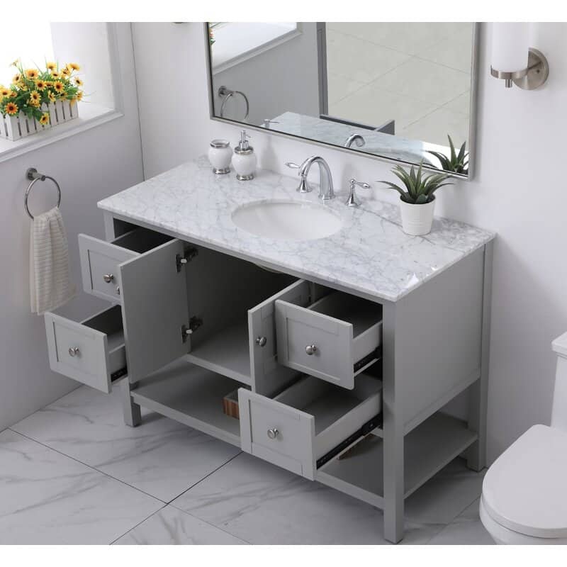 Maddox 48-inch Single Bathroom Vanity Set - 48"L x 21.5"D x 35"H