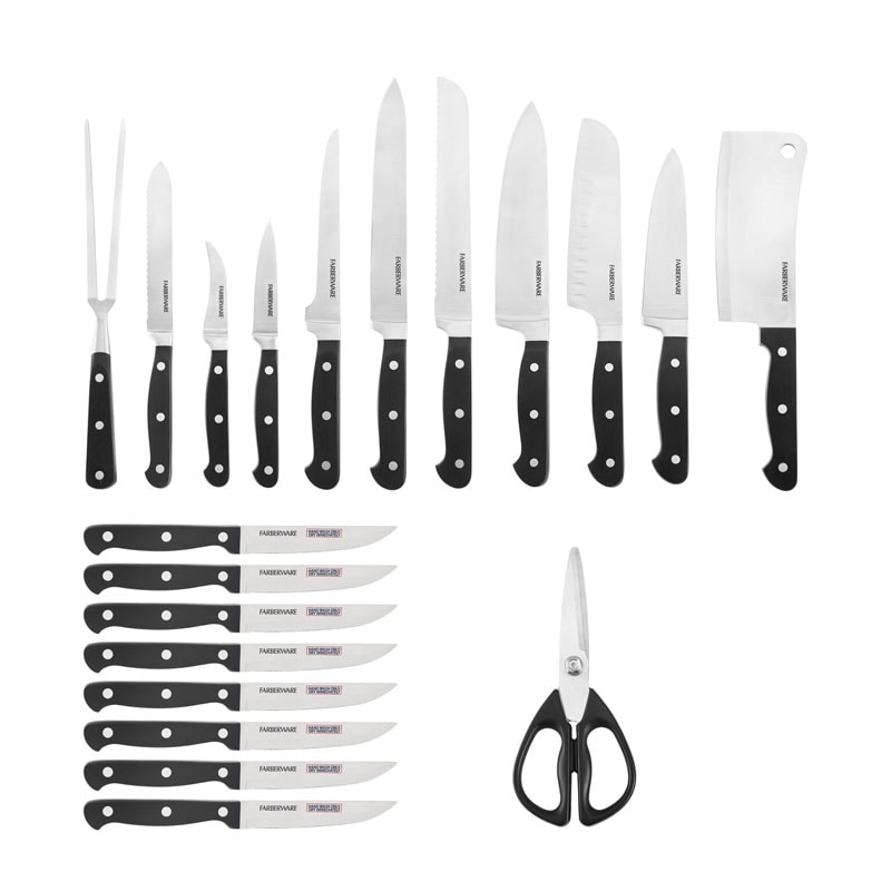 Farberware 15 Piece Triple-Riveted Cutlery Set with Endcap - On Sale - Bed  Bath & Beyond - 33622835