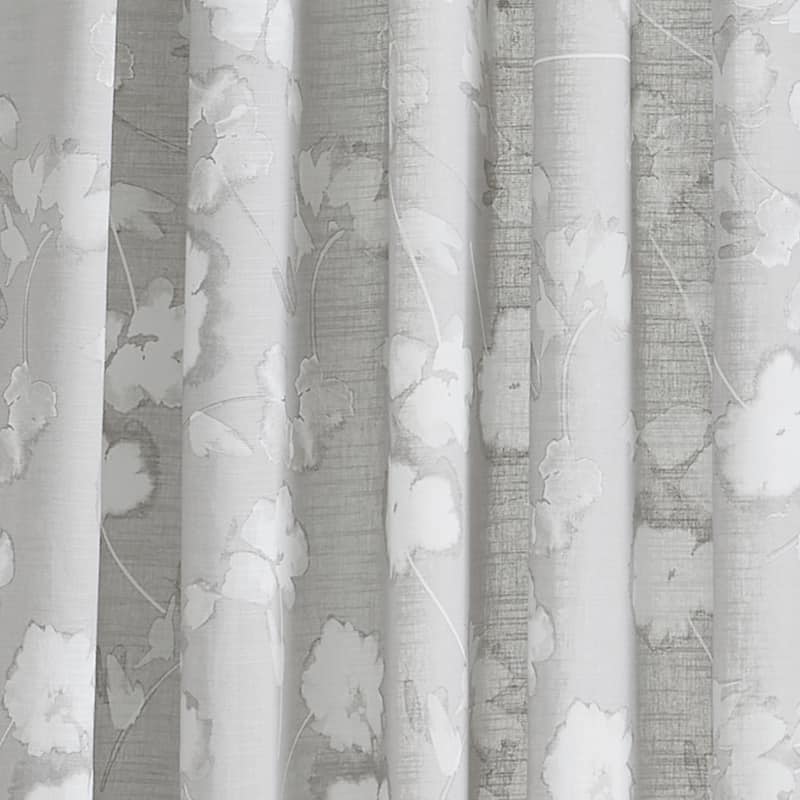 DKNY Dandelion Floral Window Curtain Panel Pair