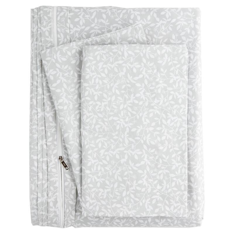 Becky Cameron Oversized 3-piece Vine Trellis Print Duvet Cover Set