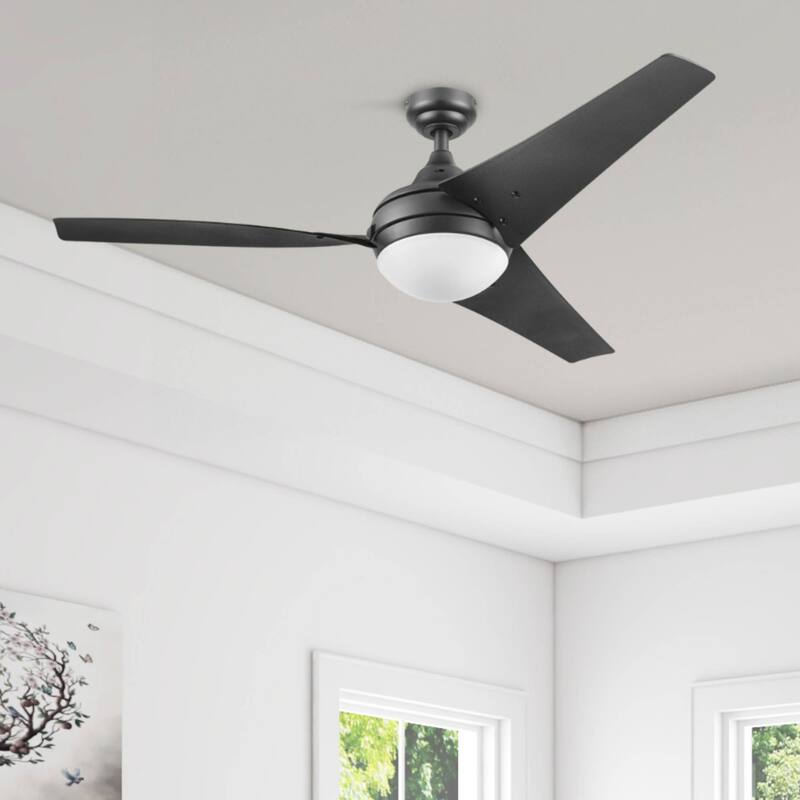 52" Prominence Home Maxon Indoor Ceiling Fan with LED Light, Remote Control